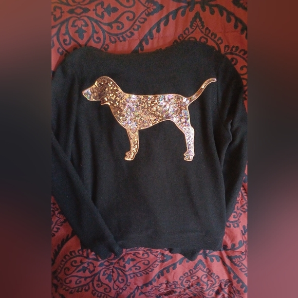 Like new Victoria's secret pink bling 1/4 zip hoodie size medium - Picture 9 of 11